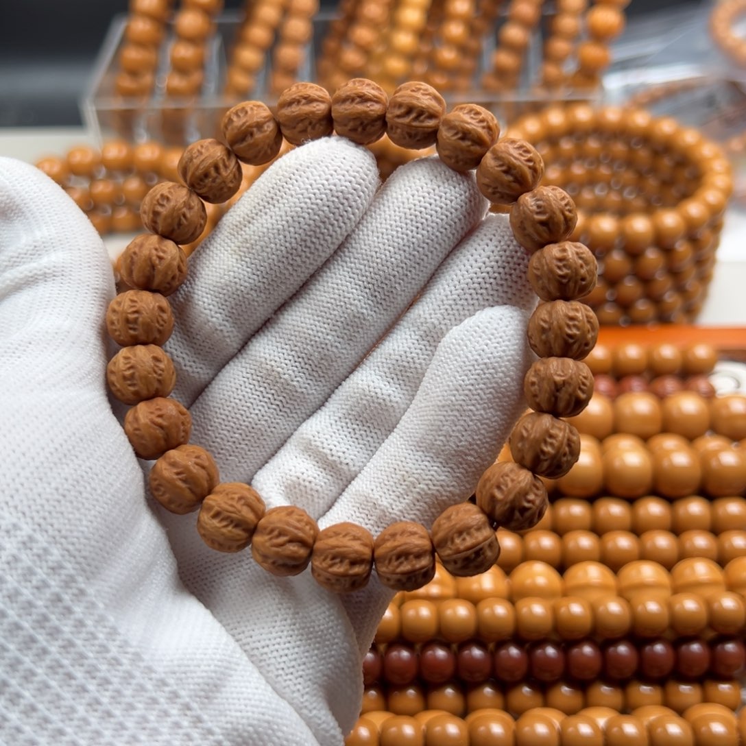 猴头核桃手串八楞