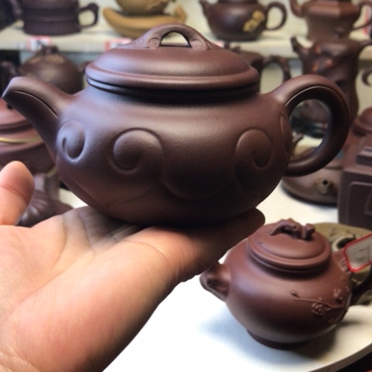 紫砂茶壶仿古如意壶