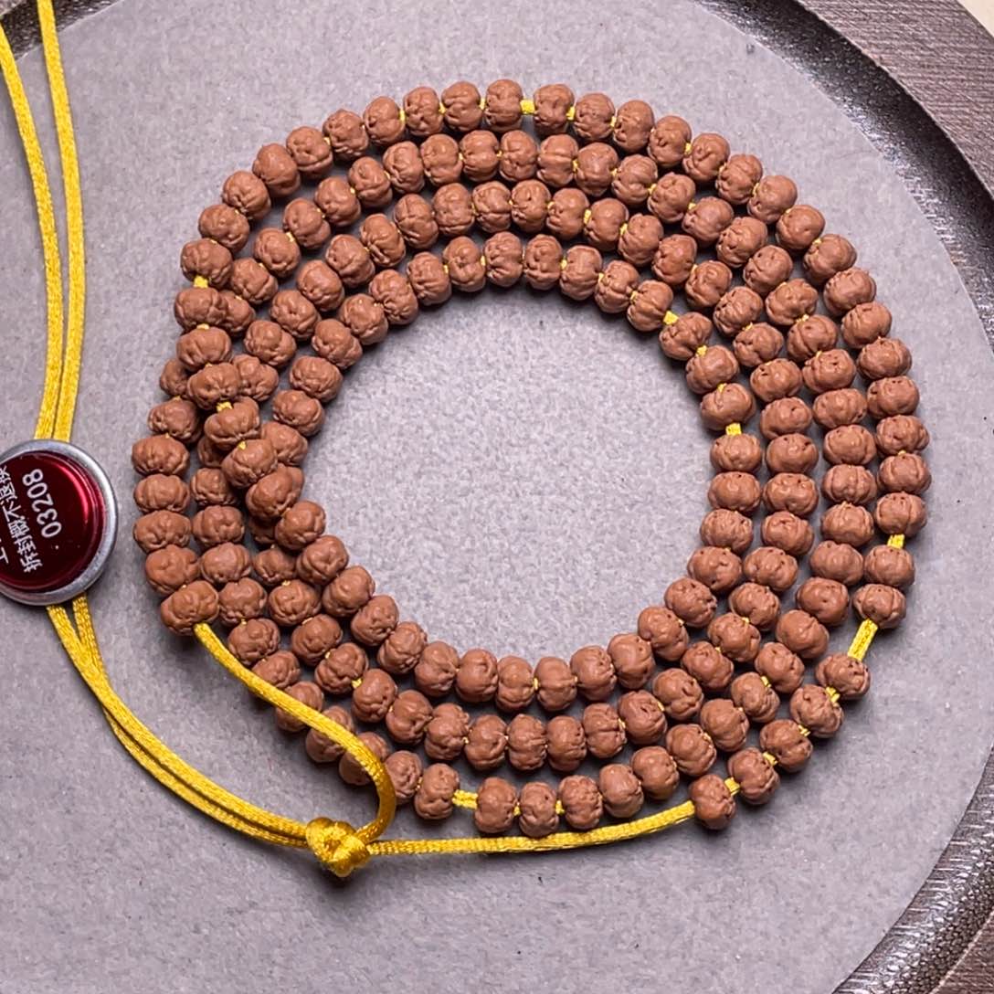 手串金刚菩提爱****鸟梅朵头货佛手108尺寸5.2