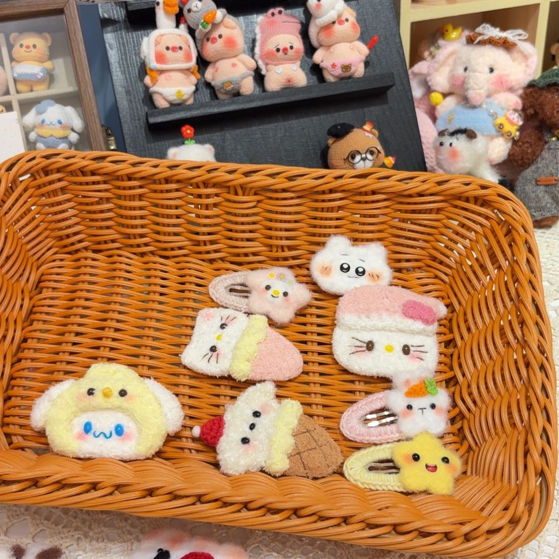 针织品格格的夹子