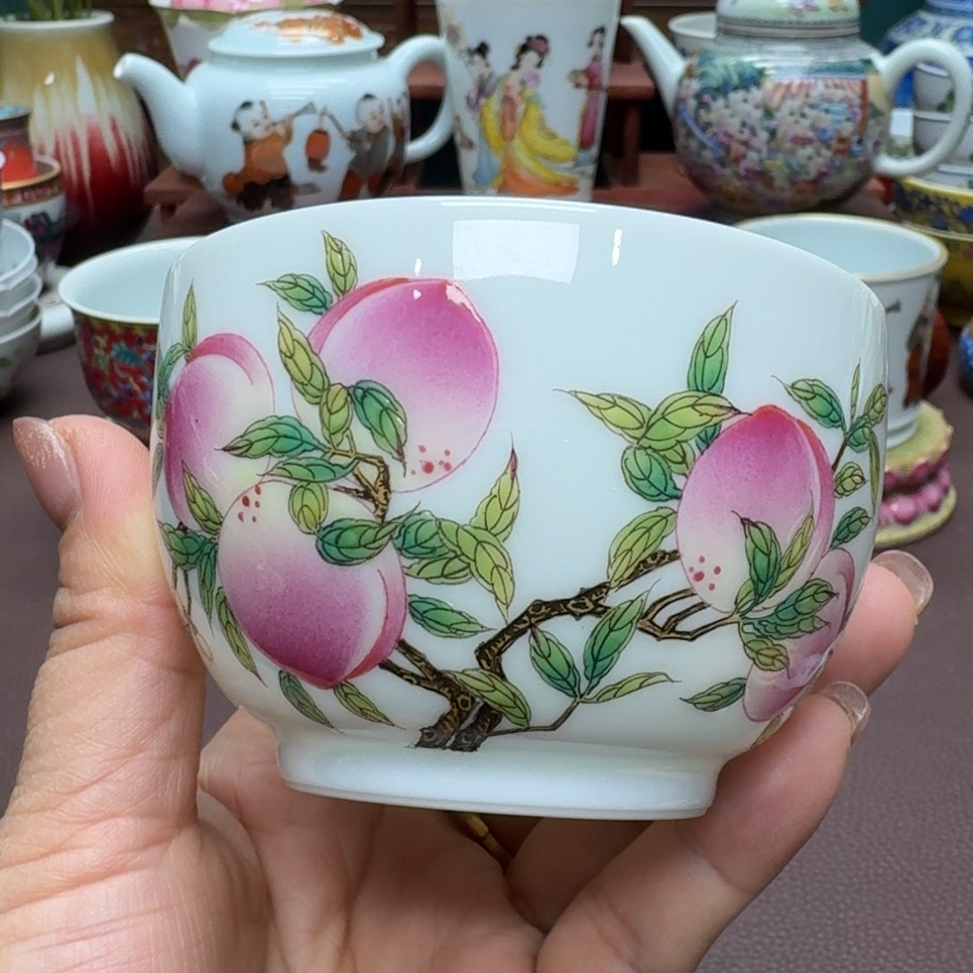 瓷片景德镇仿古手工制作精品展示