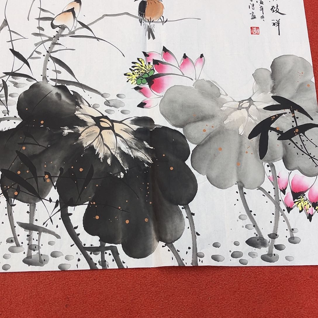 国画手绘国画作品