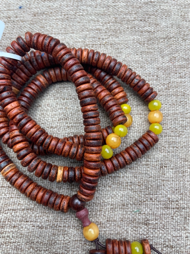 增香沉香木串文玩老料 444号