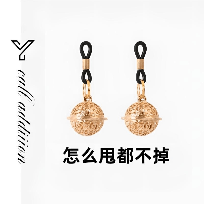 合金项链 葡萄铃铛夹胸夹子胸夹铃铛小众饰品乳胸夹乳头乳夹小物
