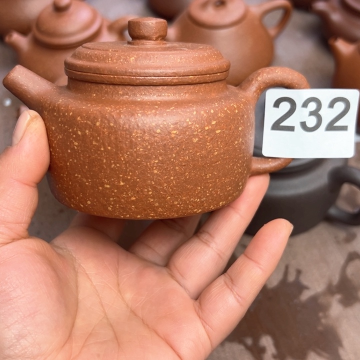 紫砂茶壶小*@红降坡半手工200cc