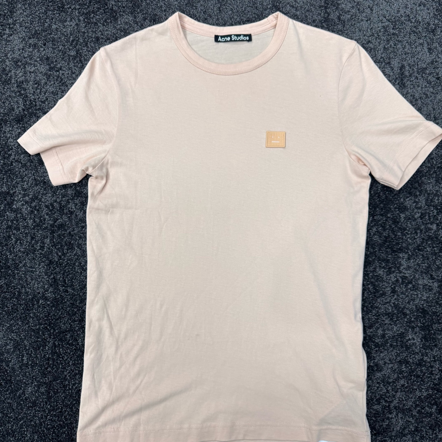 99新 Acne studio 纯色圆领短袖 男女同款 xs码
