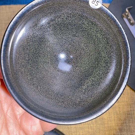 茶盏龙窑柴烧官帽器型9.9口径