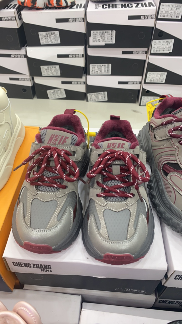 加厚老爹鞋 保暖噢男士女款