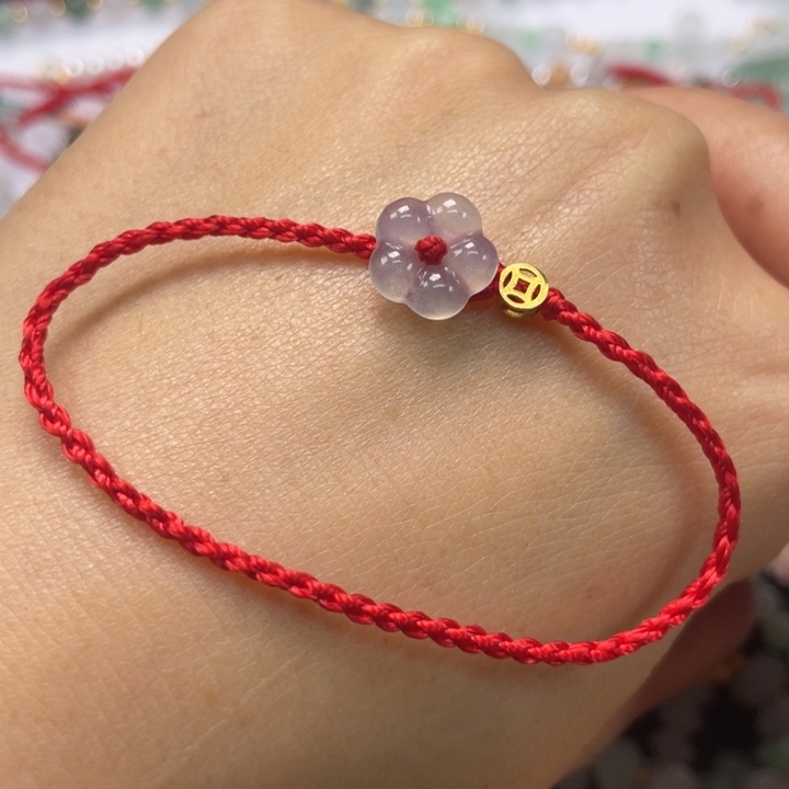 翡翠未镶嵌手绳15手围