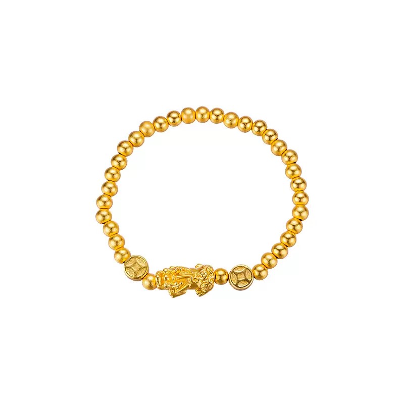 合金手链 【中阿】迪拜锡金貔貅手链YG