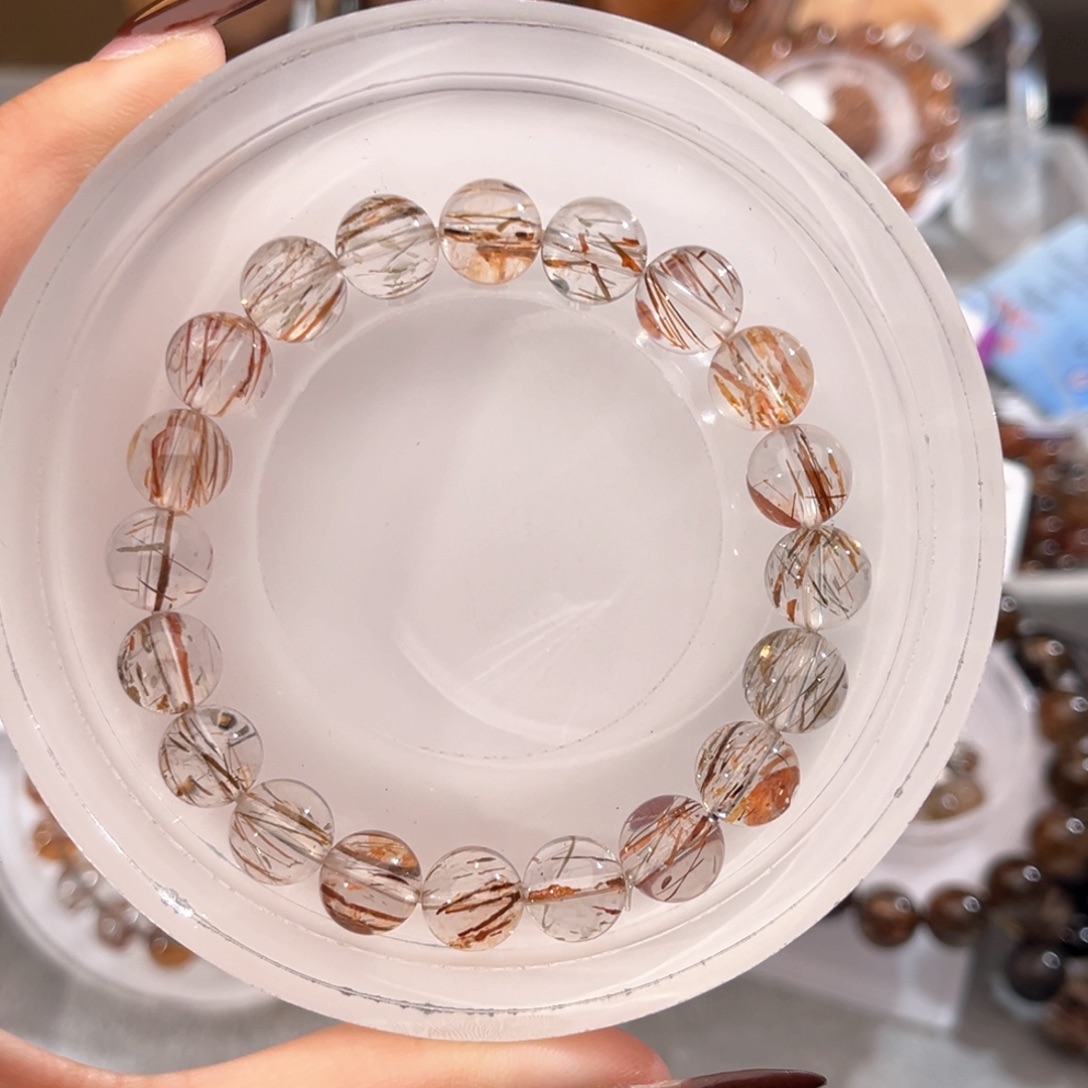 未镶嵌水晶手链黑金超七10