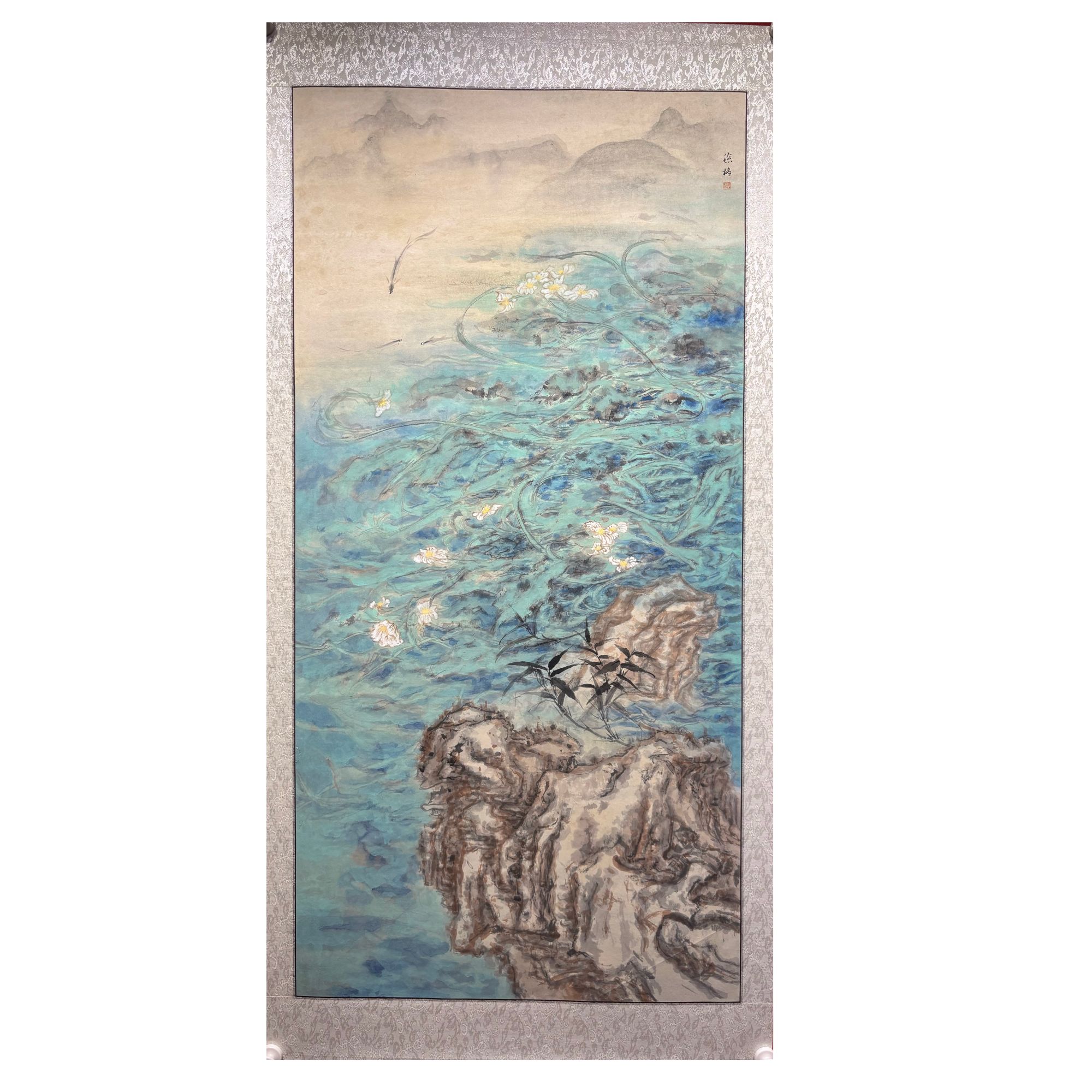 秦燕格国画手绘入书作品S3