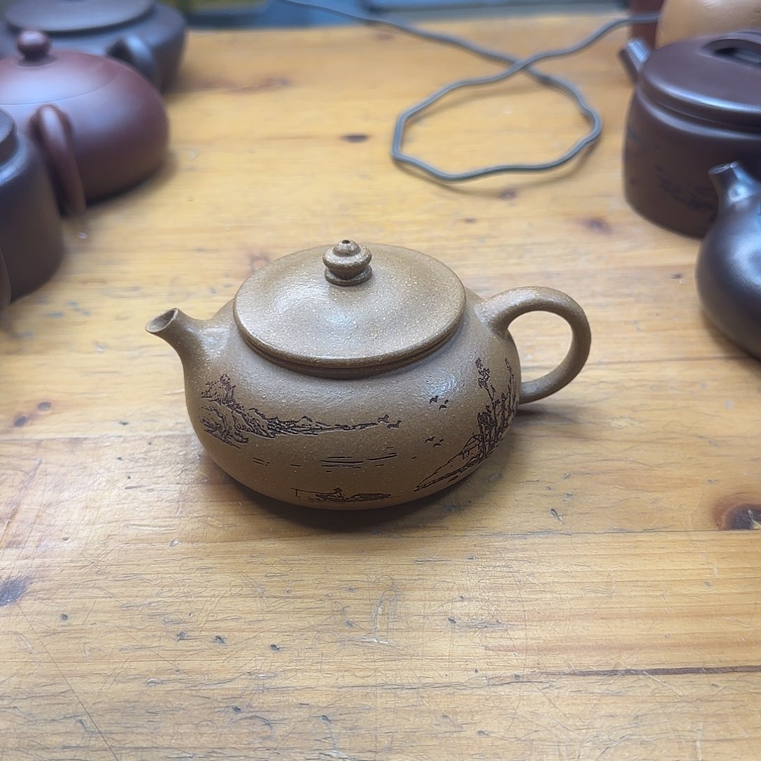 紫砂茶壶民间手艺人全手工制作