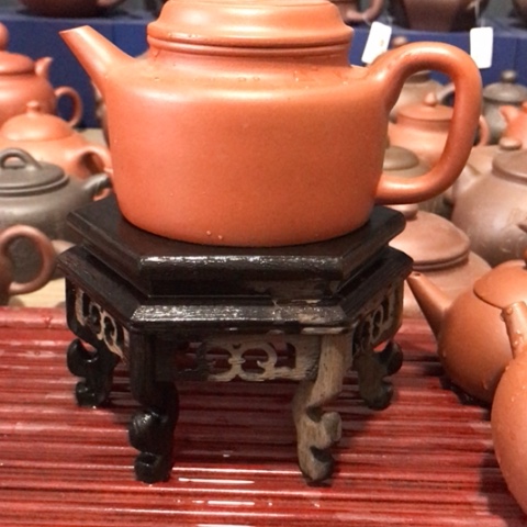 紫砂茶壶老*老朱泥德中