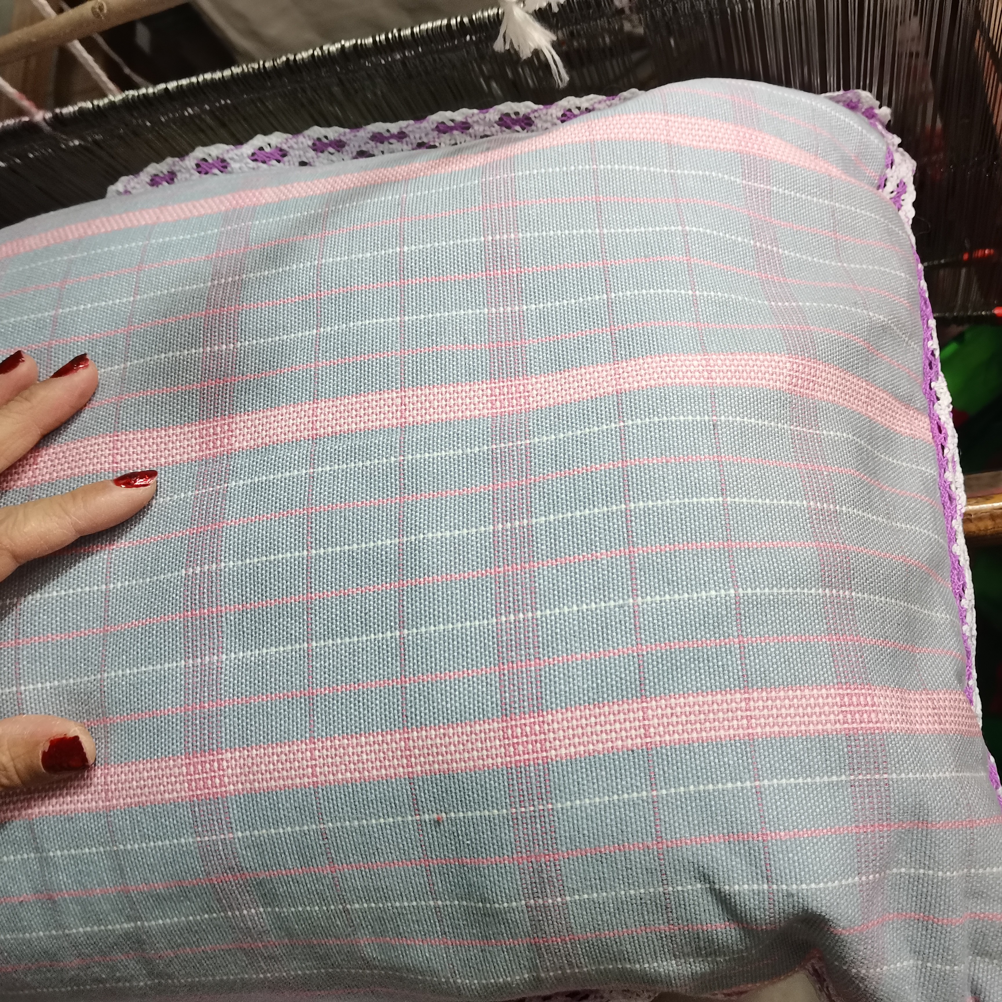 纯棉老粗布枕头荞麦皮，助眠