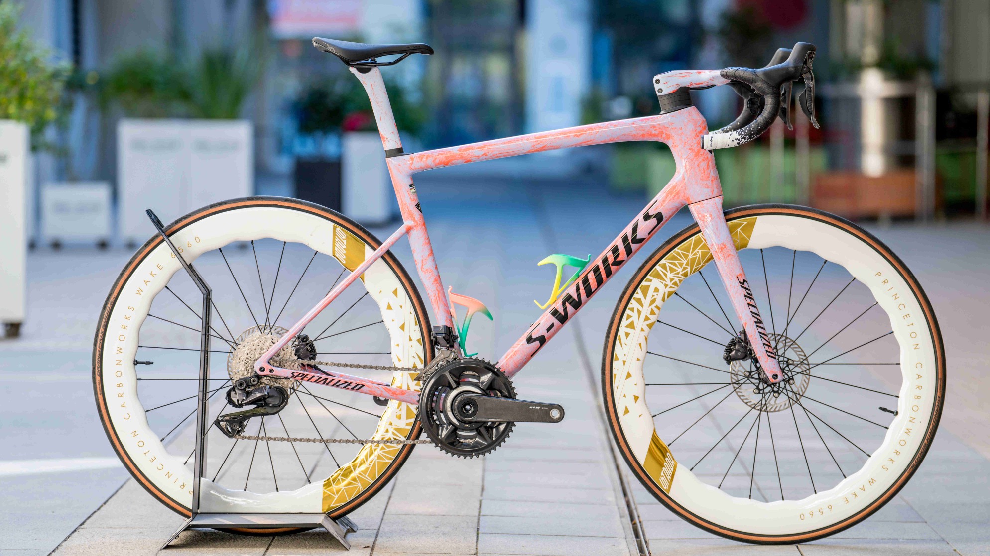 specialize闪电sworks tarmac sl8火烈鸟全碳电变公路车