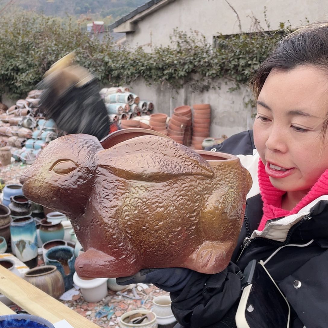 红陶王嫂花盆直播0220-452