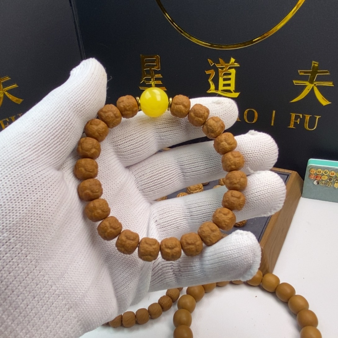 风***起猴头核桃手串饕餮
