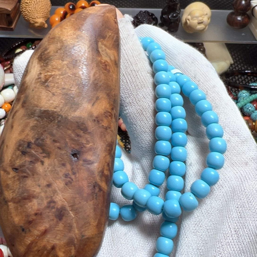 非洲檀香无事牌06多圈手串