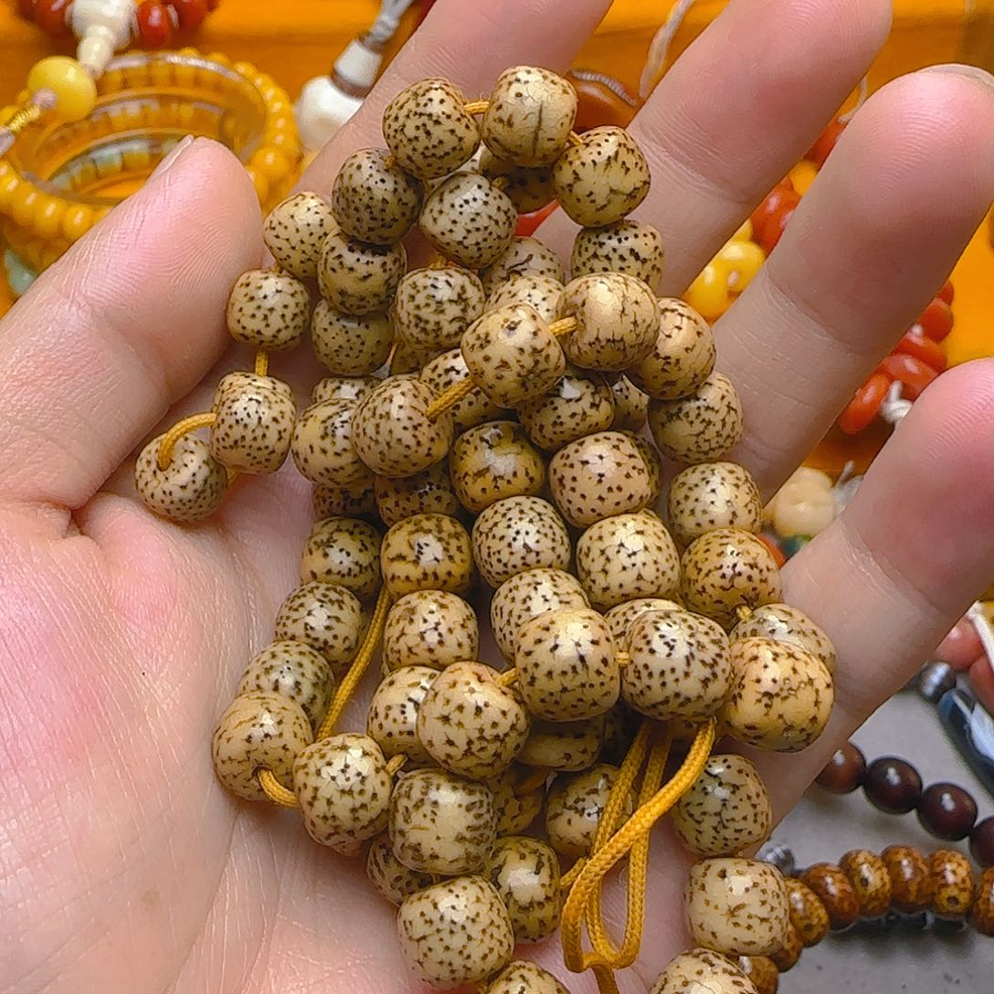 星月菩提吊坠紫*藏传星月菩提念珠