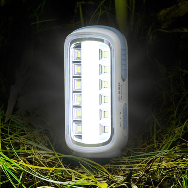 手提灯多功能应急灯led充电户外露营提挂灯手电筒双照明灯 E649