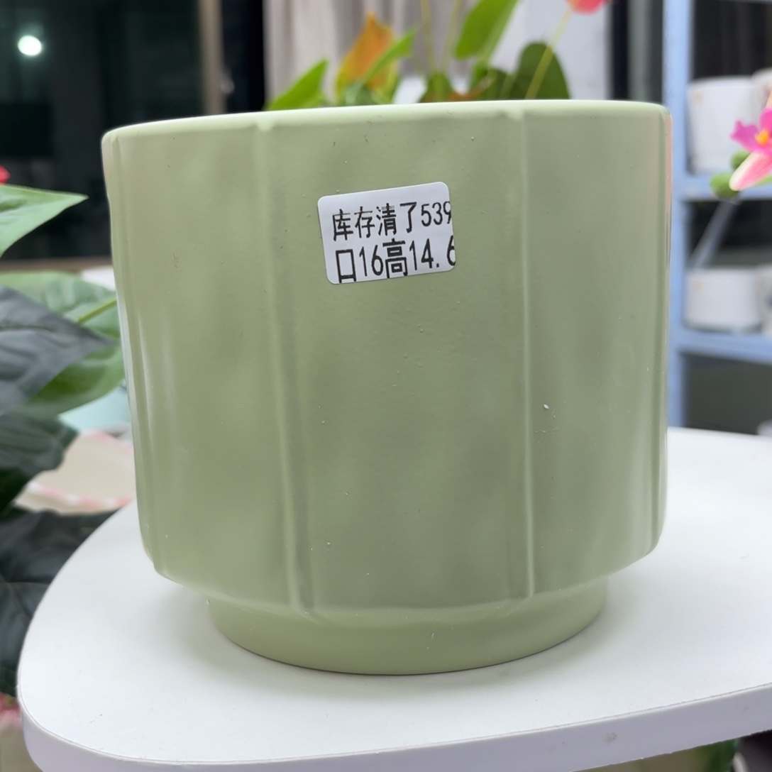 @夏西陶瓷花盆@@5539