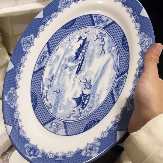 盘12寸盘一个陶瓷陶瓷