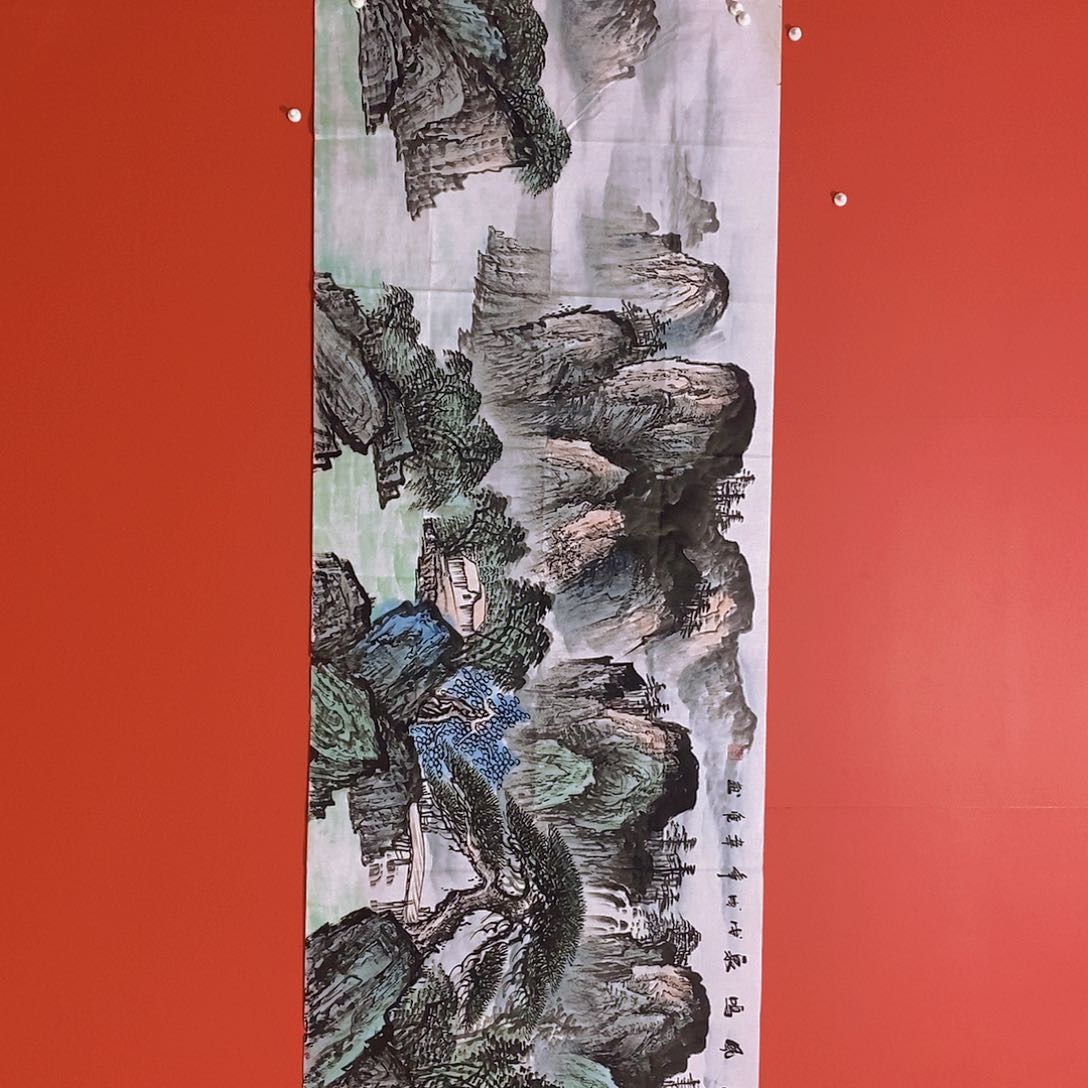 国画山水花鸟国画作品