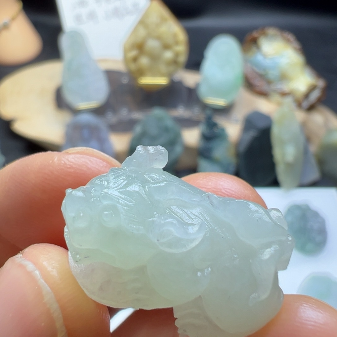 定制翡翠未镶嵌缅甸d翡翠Ａ货挂件