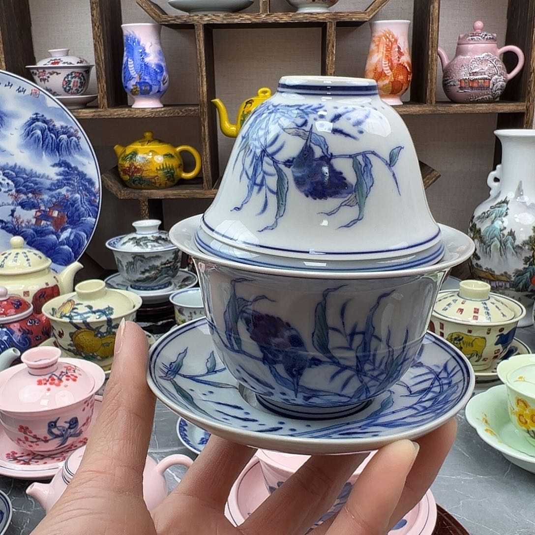 杯子陶瓷景德镇陶瓷567老厂瓷146