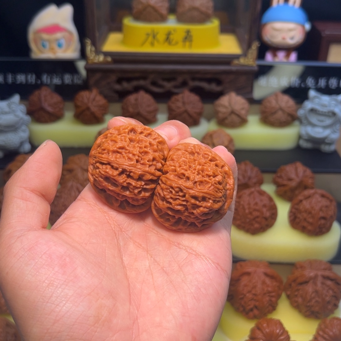 文玩核桃吊坠【嘎嘎精】全品43.5球疆