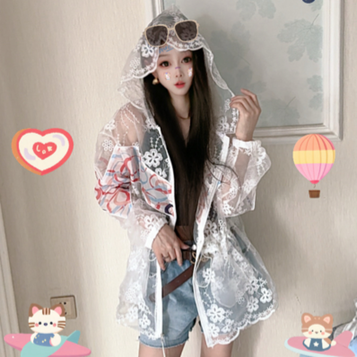 仙女风防晒洋气透气