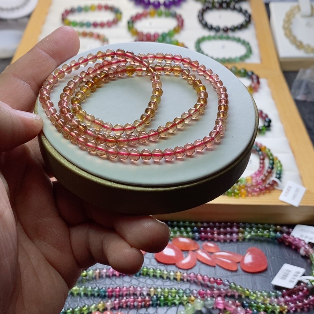 碧玺碧玺手链未镶嵌