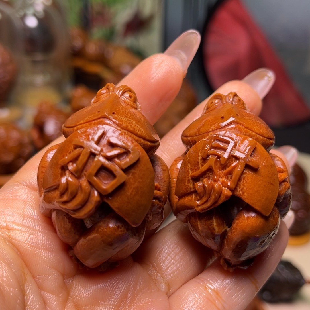 橄榄核手串/手链J**池手工呱呱一对