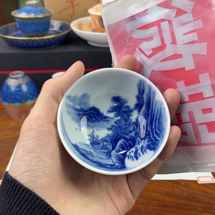 杯景德镇手绘陶瓷艺术