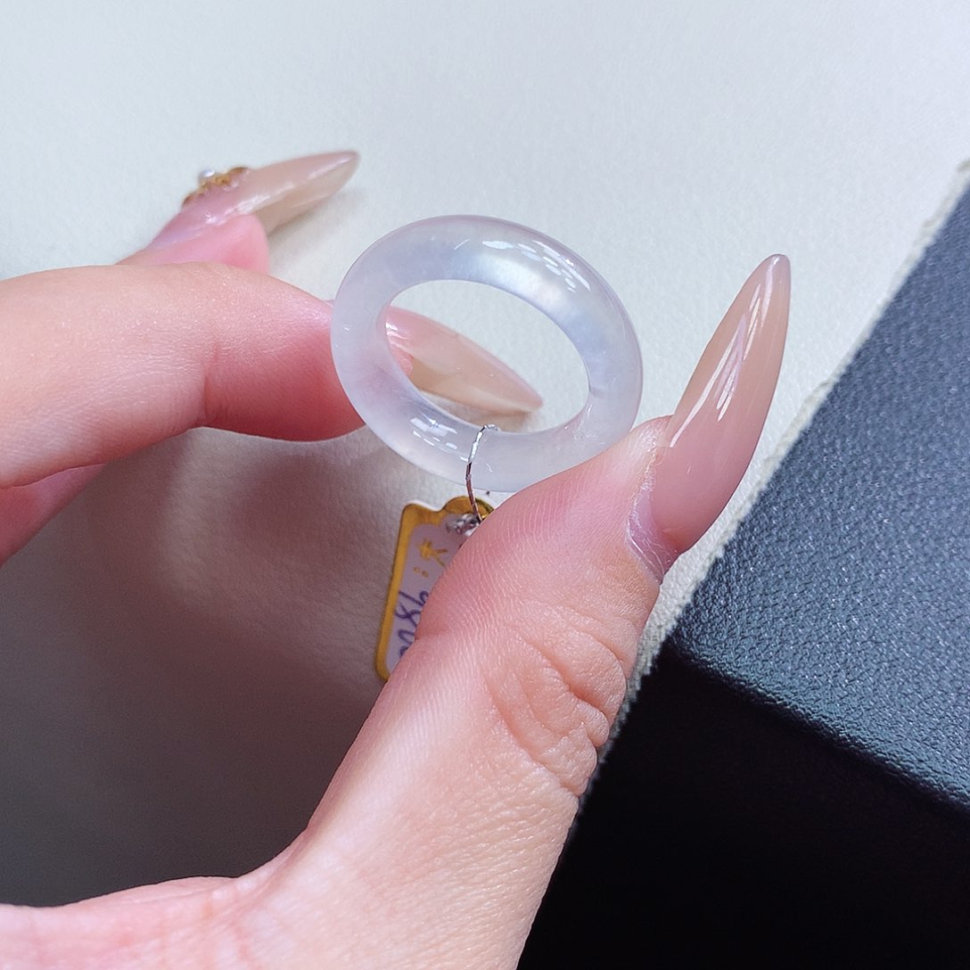 未镶嵌戒指翡翠13-14号