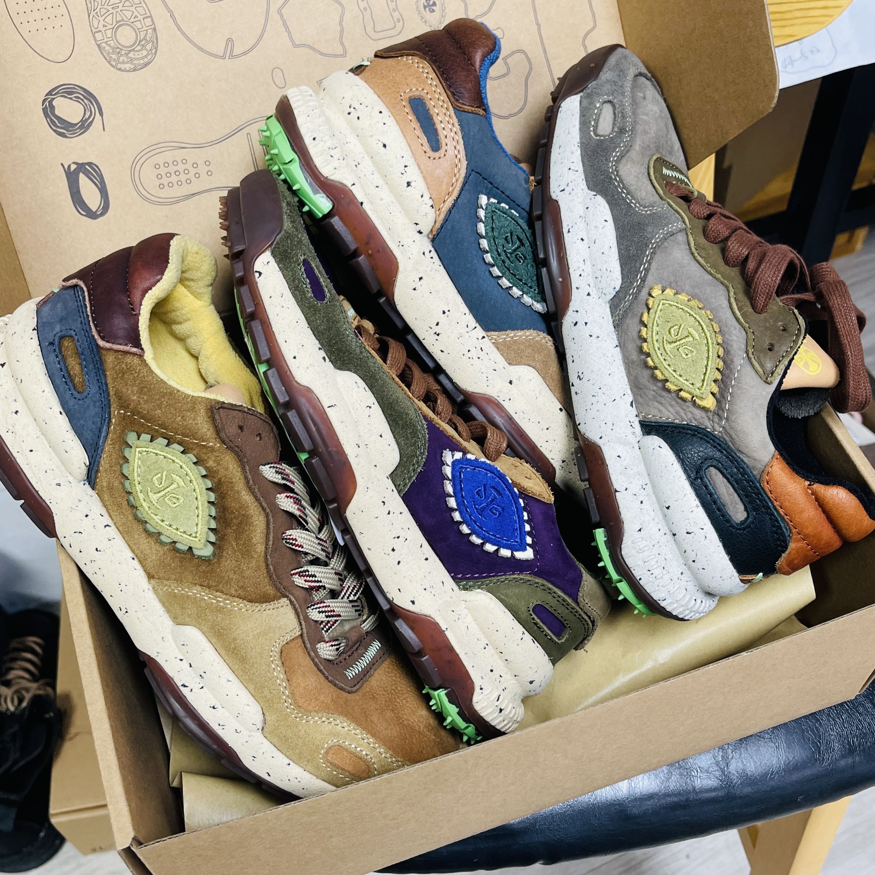 25SS秋冬 【女码微瑕疵】 集合链接 复古水洗做旧脏脏鞋
