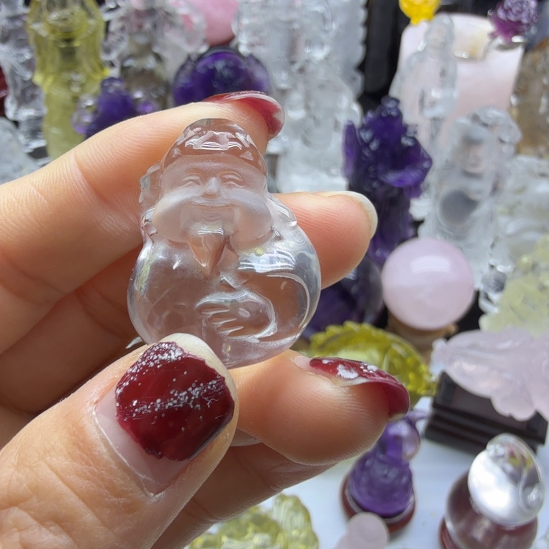 水晶未镶嵌珠宝半成品