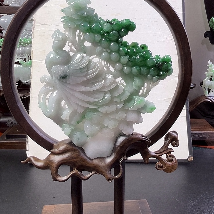 翡翠摆件未镶嵌翡翠