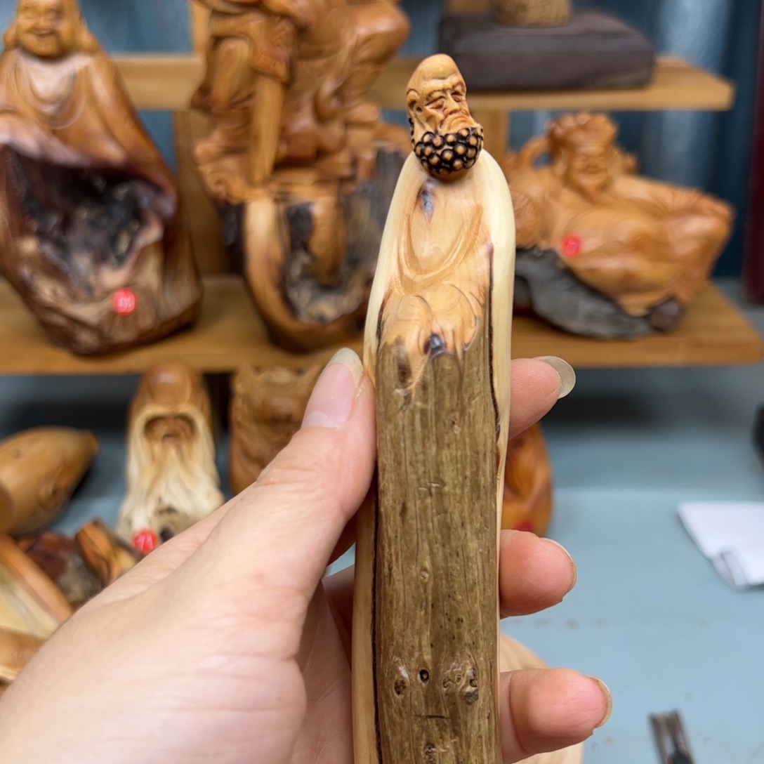 柏木崖柏木摆件手把件48