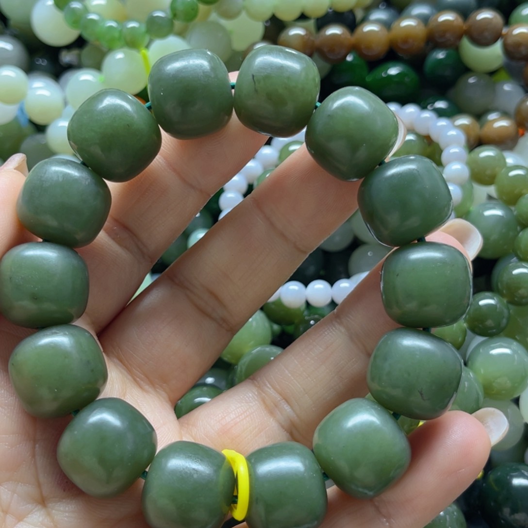 和田玉手链未镶嵌