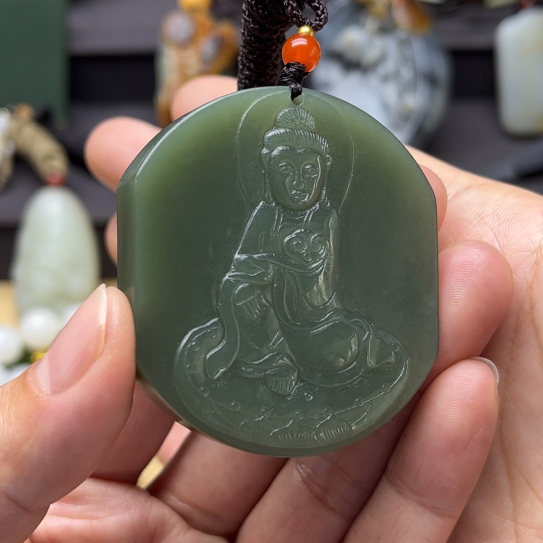 和田玉挂件未镶嵌