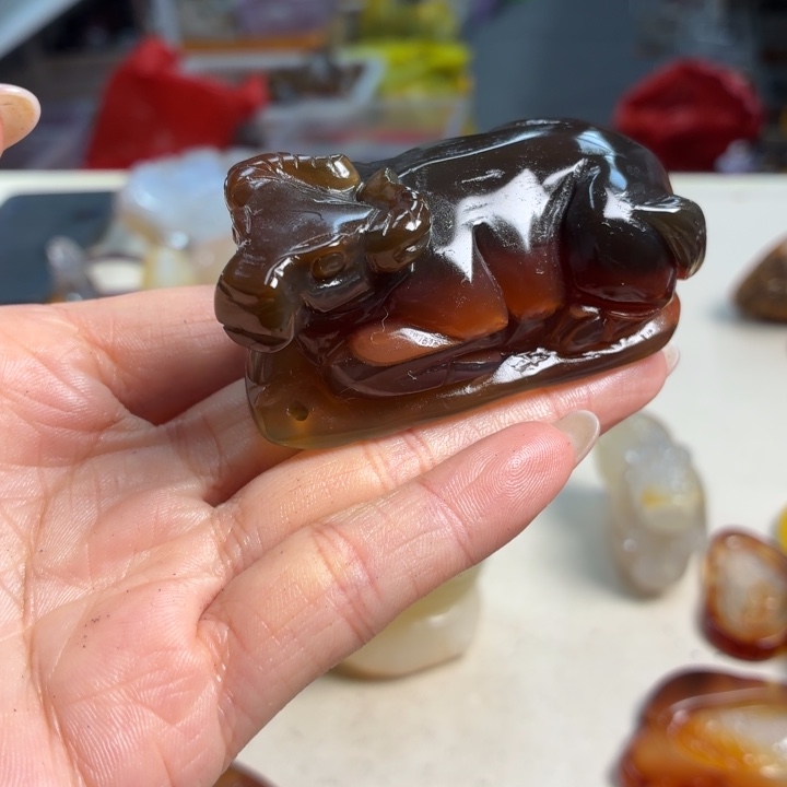 玛瑙/玉髓未镶嵌吊坠(不含链)