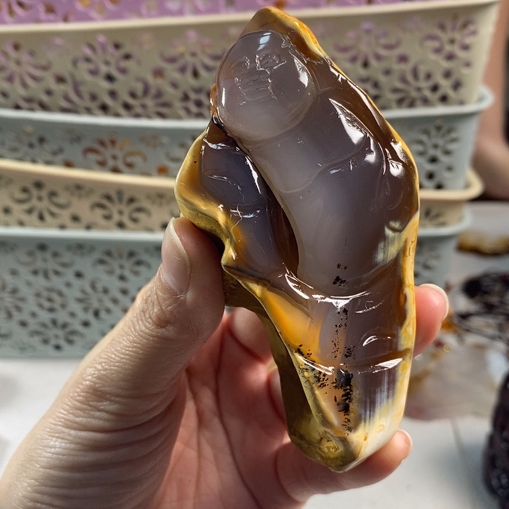 玛瑙/玉髓吊坠(不含链)未镶嵌