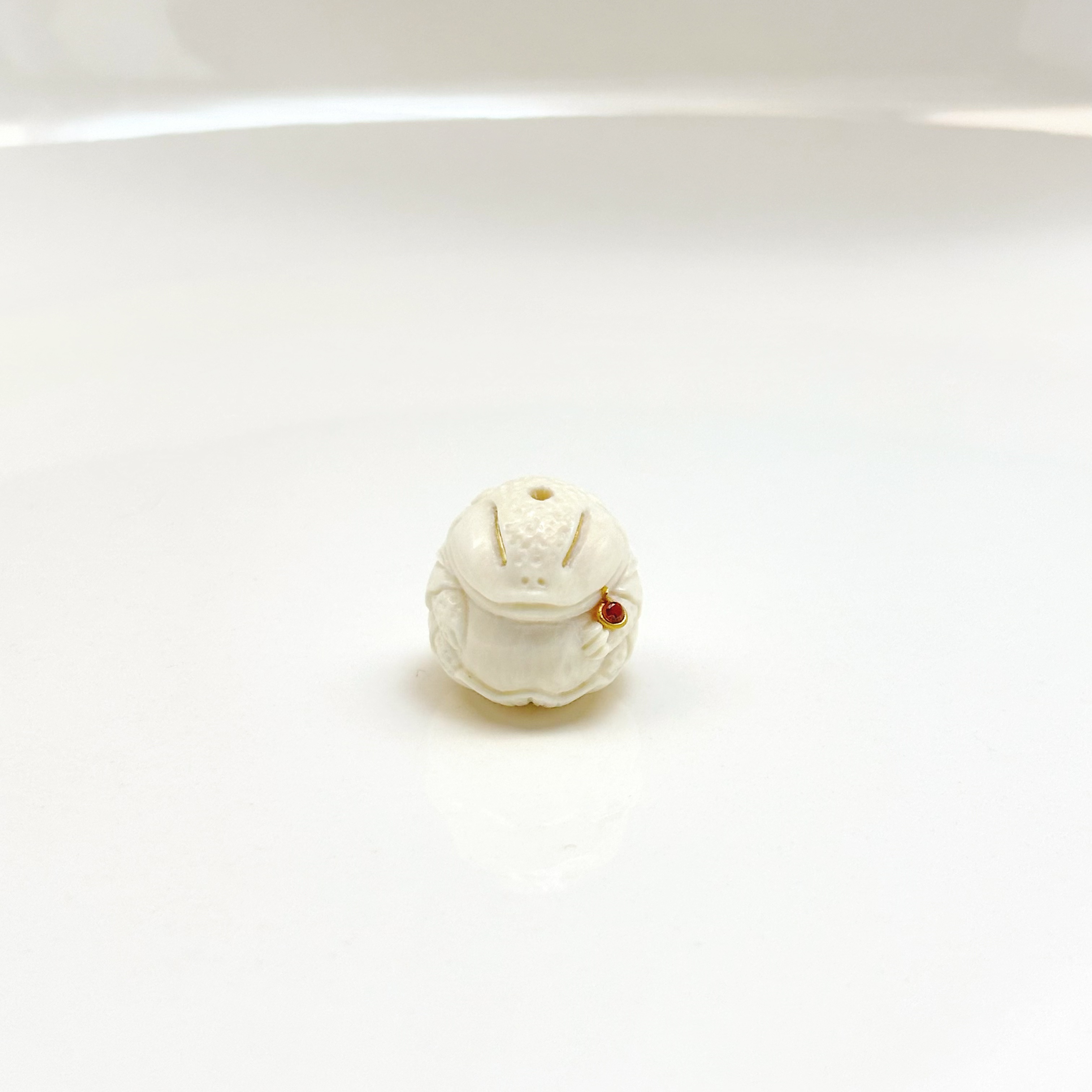 【百亿全品配饰】D726230  冰芯果冻料 24K镶嵌版  金蟾  17×16