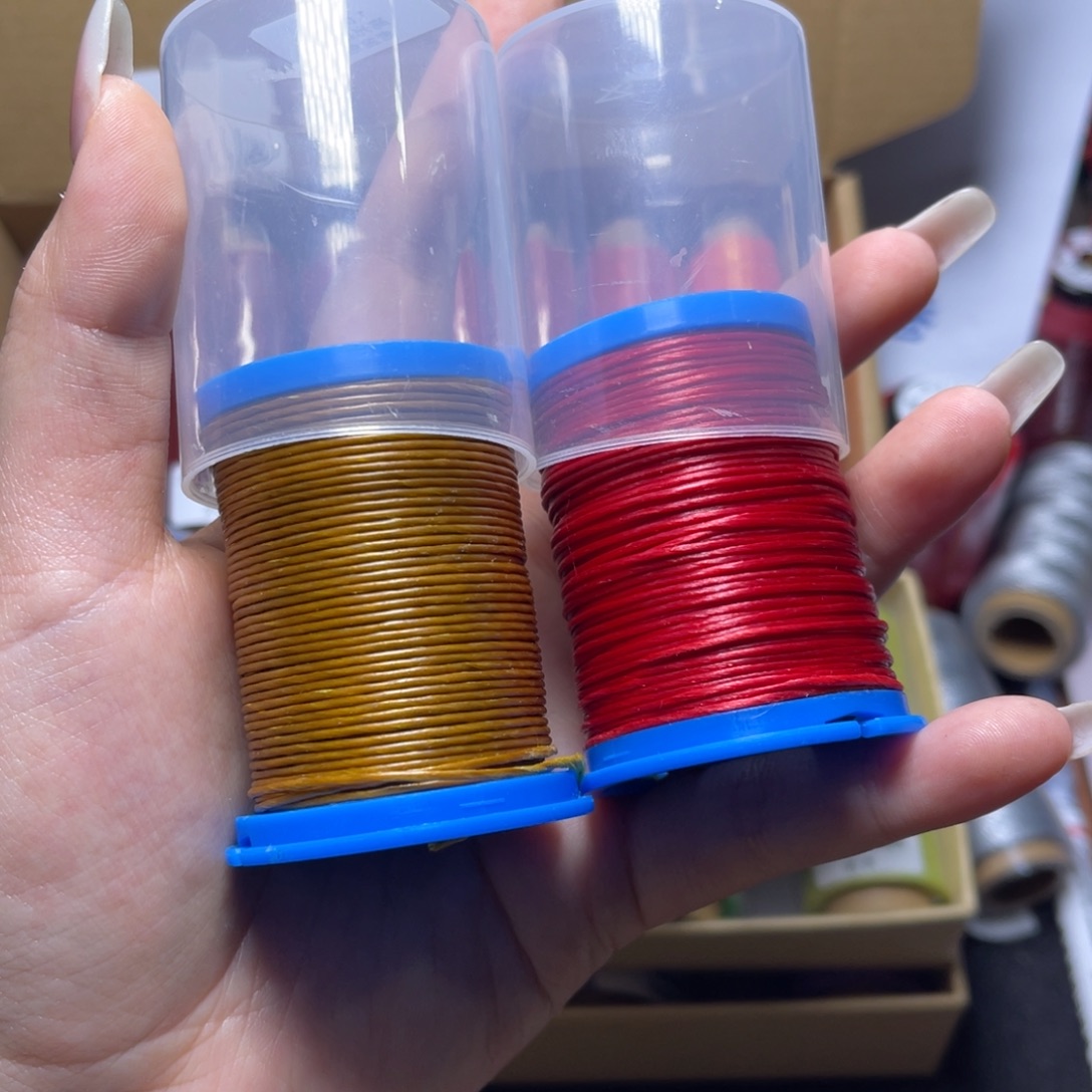 腈纶1.0高光泰蜡 45米中国红老金色