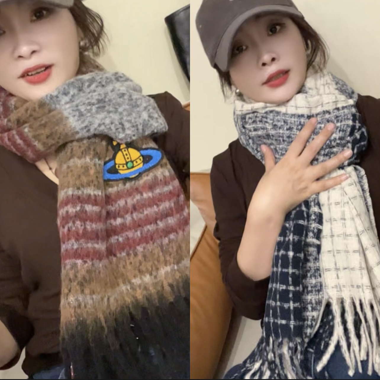 Good  acre  margin/良亩缘百搭款厚款保暖围巾88852