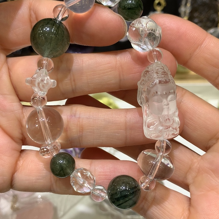 水晶手链未镶嵌天然