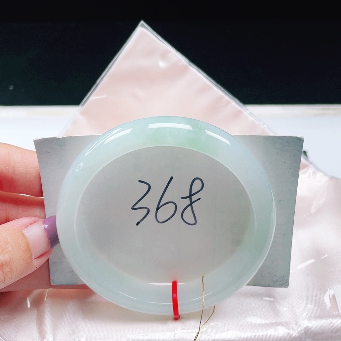 翡翠未镶嵌手镯缅甸翡翠59+