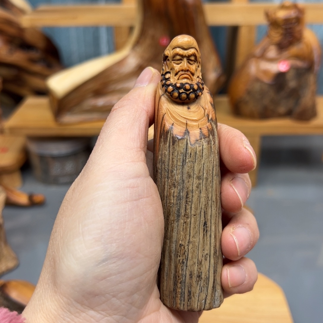 柏木崖柏木摆件手把件78